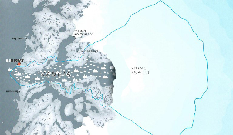 World Heritage Trail di Ilulissat il trekking del fiordo di Kangia