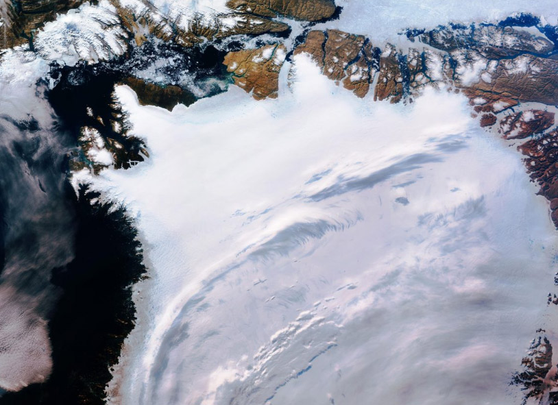 La Groenlandia nord-occidentale e il ghiacciaio Petermann