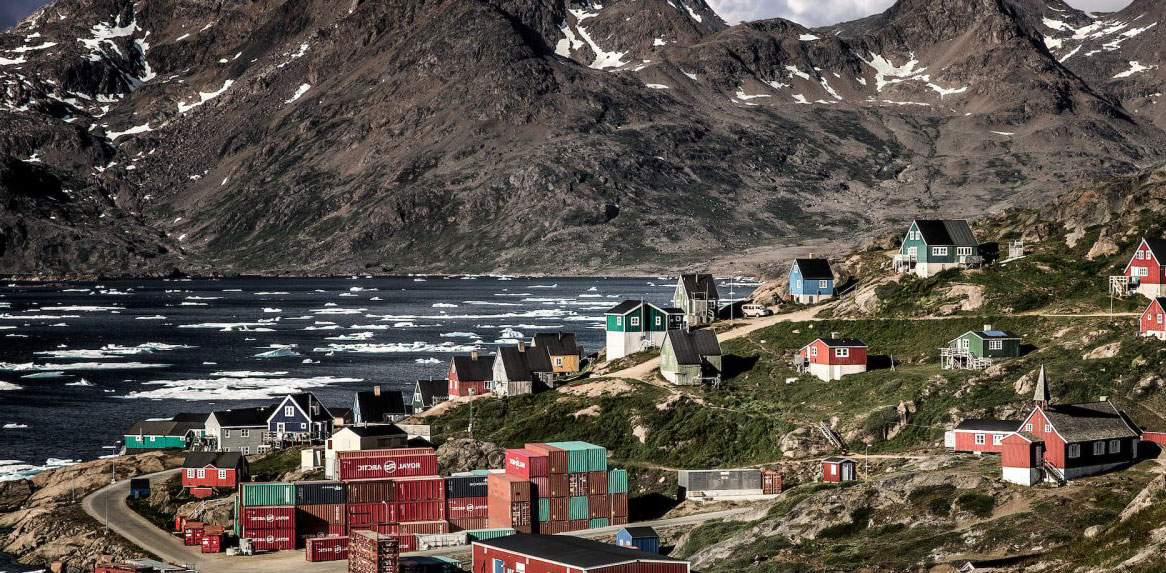 Tasiilaq (o Ammassalik, o Angmagssalik) sulla costa est della Groenlandia
